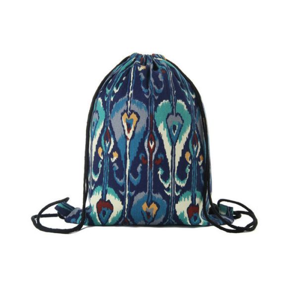 Изготовленные на заказ сумки строки тяги, термальный рюкзак Синч Дравстринг холс