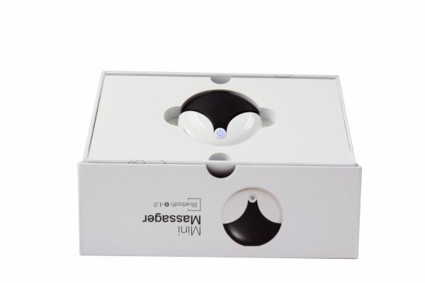 Bluetooth 4.0 Mini Therapy Massager / Full Body Muscle Massager Black White