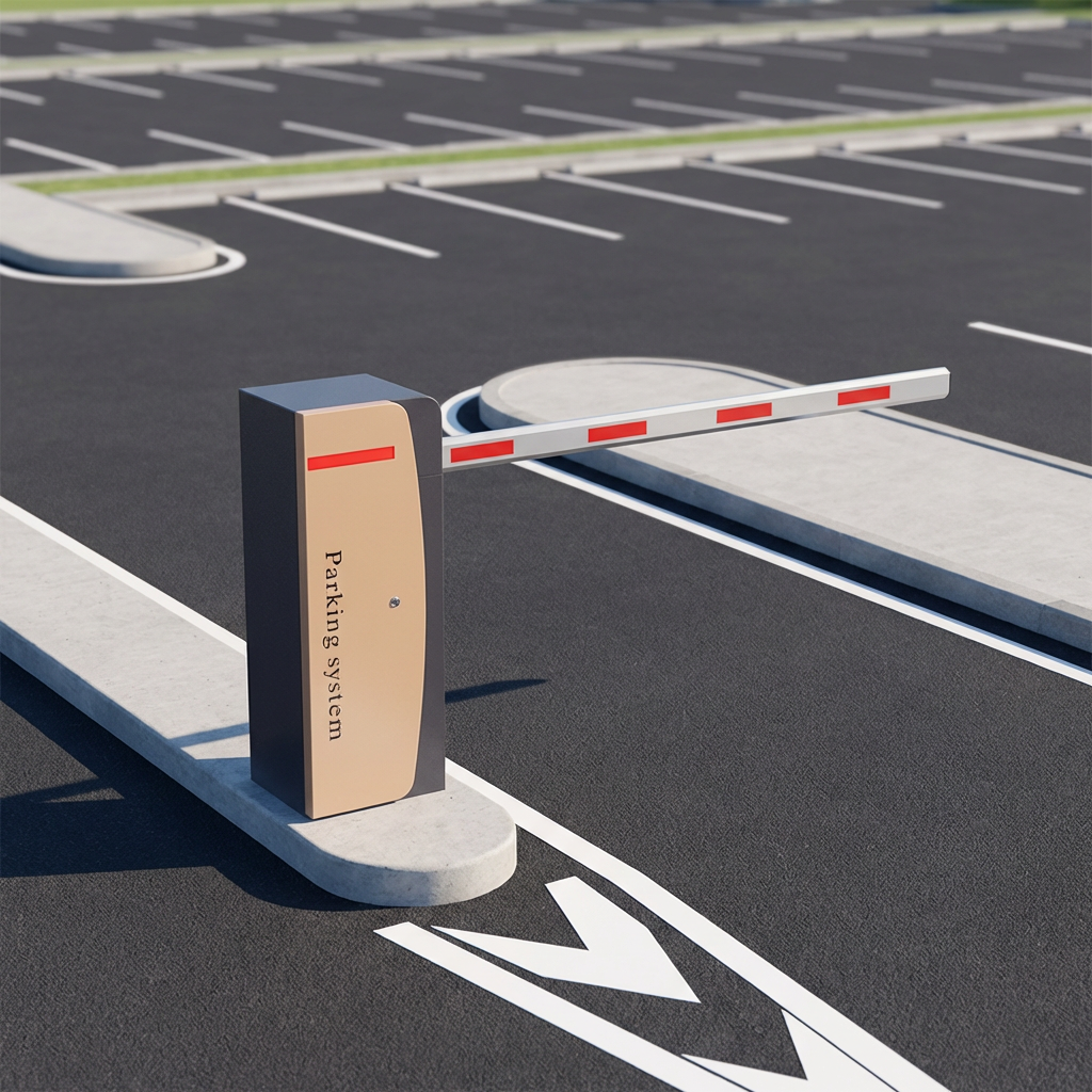 Straight-Barrier Gate Parking Lot All-in-one Machine License-Plate Recognition Residential Complex Access Control Automatic Toll