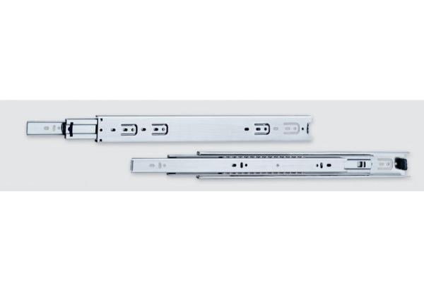 Stainless Steel Soft Close Drawer Slides Full Extension 3 Fold With 50kgs Capacity