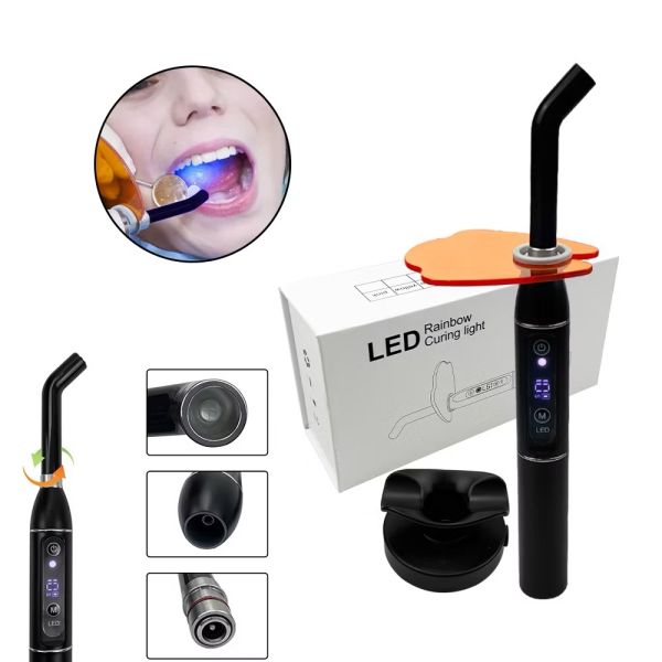 ALS Dental LED Light Cure Machine Dental Lamp Wireless 5W 1500mw Blue Light