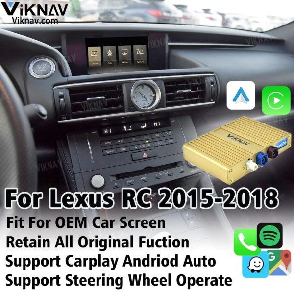 Viknav Replacement Auto Parts Interface Universal de Controle do Volante Para Lexus RC 2015-2018