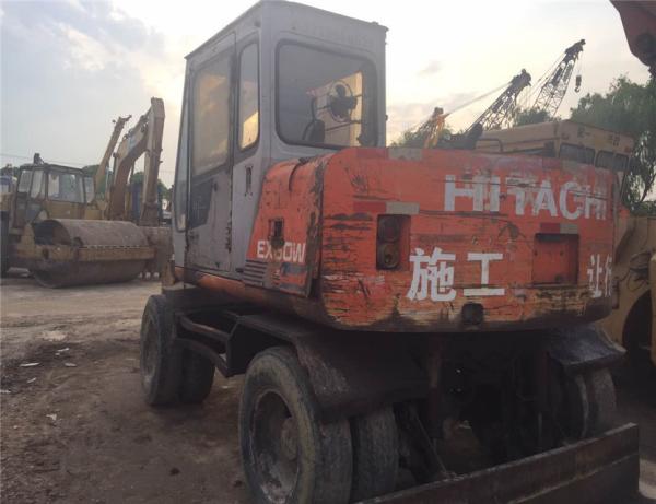secondhand cheap price / hitachi wheel excavator ex60wd/ex60wd-2 wheel excavator/mini hitachi tyre machine