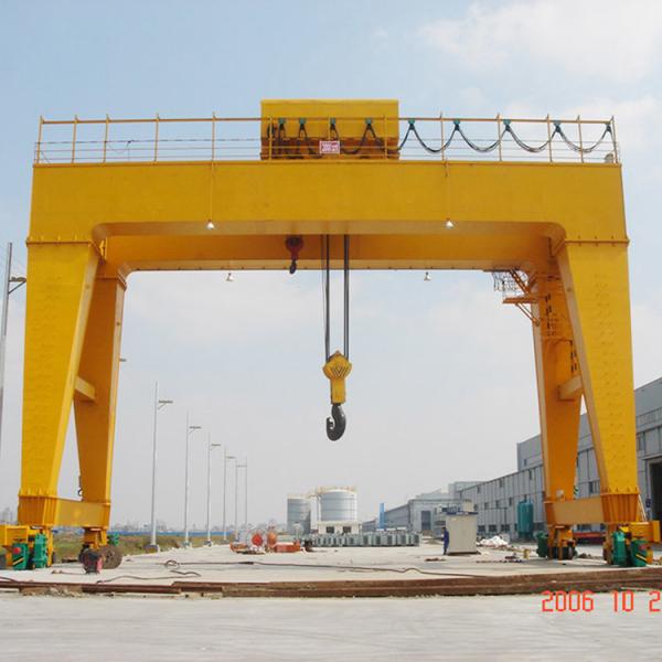 10T MG Type Double Girder Gantry Crane A8 35m Cab Control Trolley Operation