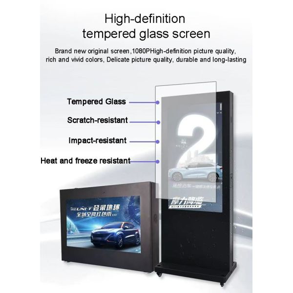Wholesale 32inch Portable Outdoor Waterproof High Brightness Lcd Display Digital Signage Advertising Display
