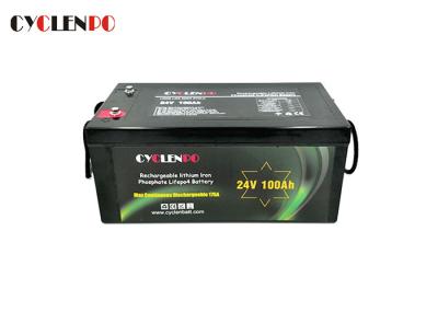 EV / Solar Rechargeable 24V LiFePO4 Battery No Memory Effect High Voltage Protection