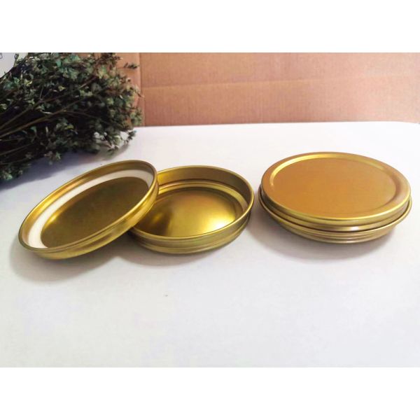 Food Grade Tinplate Material Caviar Packaging Can 0.28mm 20g