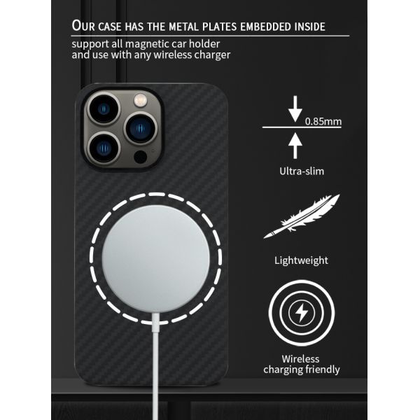 Случай iPhone 13 SGS беспроводной поручая дружелюбные Кевлара Pro максимальный