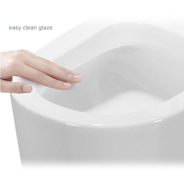 Приток шара туалета wc Bathroom Sanitwell SWJ1125MB матовый черный rimless