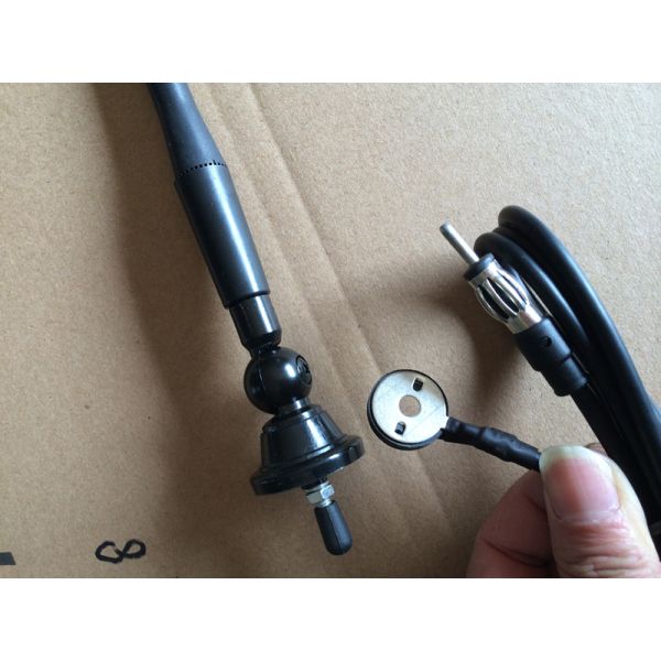 Adjustable Car Radio Antenna For Auto Truck Pvc Rubber Mast 13.5