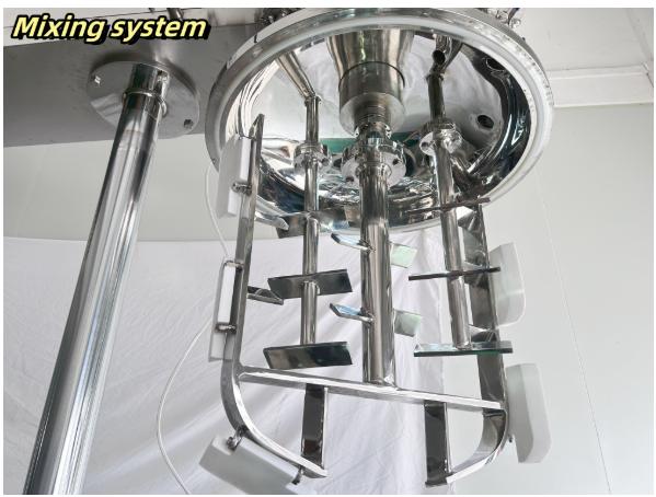 Máquina farmacéutica para emulsionar con alta cizalladura 100L con depósito de agua / aceite
