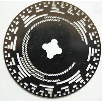 0.1 - disco giratório do codificador da precisão da espessura de 2.0mm para o setor automóvel