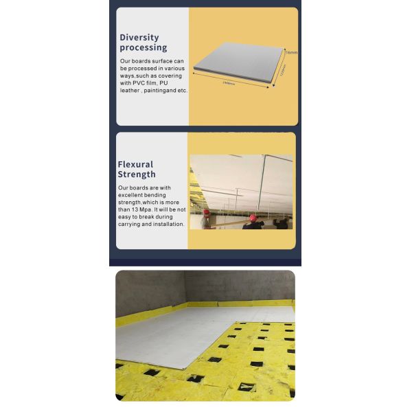 Modern Apartment High Strength Waterproof Fireproof Calcium Silicate Board for Design