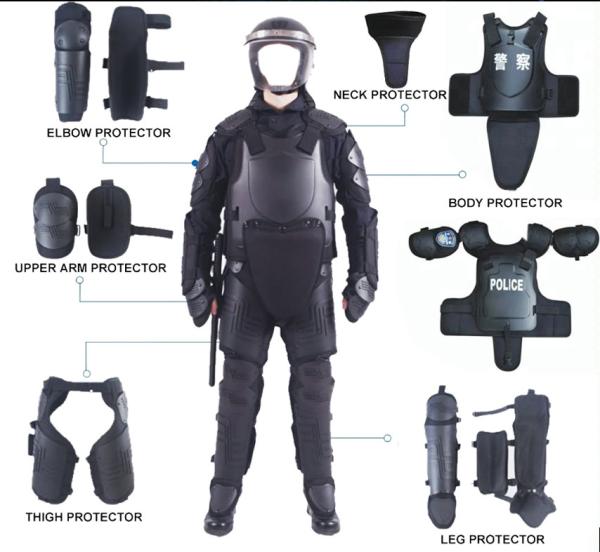 Police anti riot colthes  uniform , helmet , protection suit FHP07