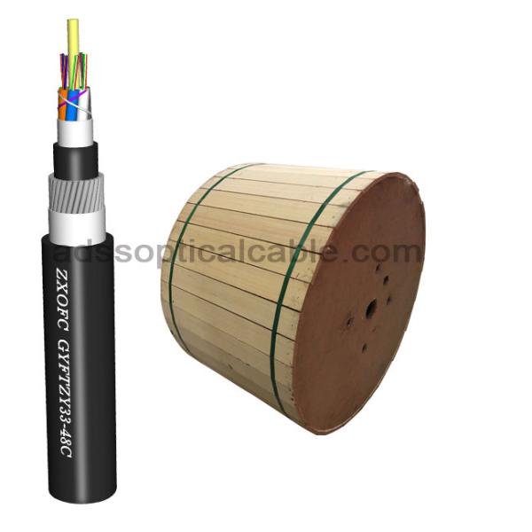 GYFTZY33 Undersea Fiber Optic Cable SM MM With Flame Retardant Sheath