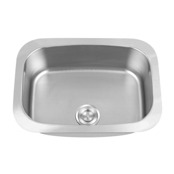 0.7mm отполированная кухонная раковина 60*43cm нержавеющей стали Undermount