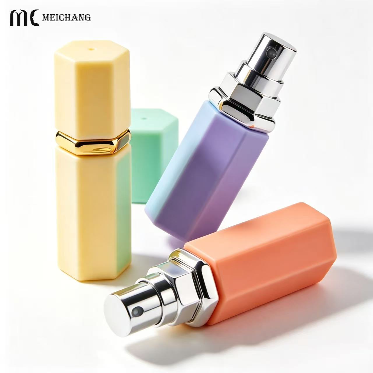 5ml Hexagon Perfume Atomizer,Custom Logo Refillable Mini Perfume Spray Bottle (MC-1207)