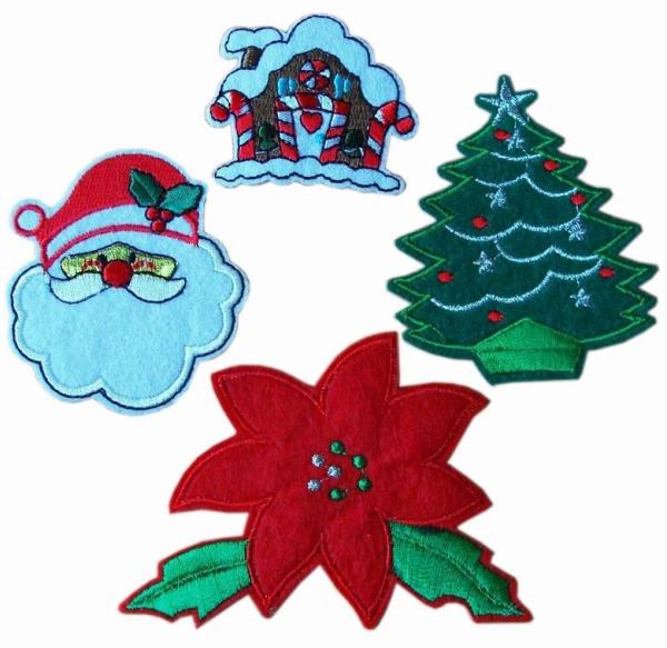 Personalized Custom Embroider Patch Twill Fabric Merrow Border Velcro Backing