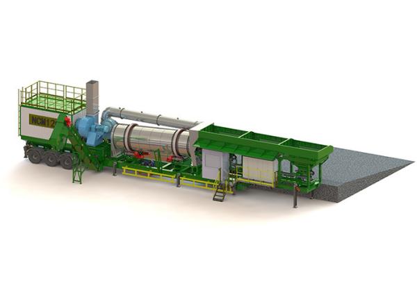Mobilidade completa estrutura contínua de Asphalt Mixing Plant/Asphalt Drum Mixers Simple
