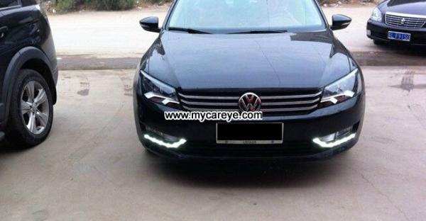 Volkswagen VW Passat 11-14 DRL LED Daytime Running Lights Car driving daylight