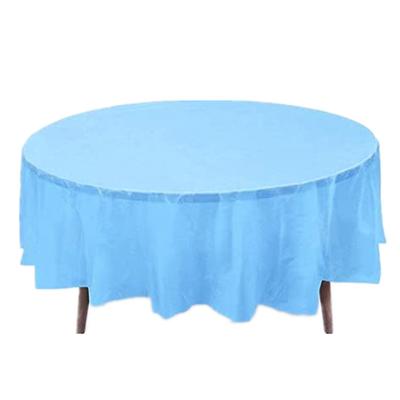 Nappe ronde en plastique de impression faite sur commande de la couverture PEVA de Tableau de fournisseur de la Chine pour diner