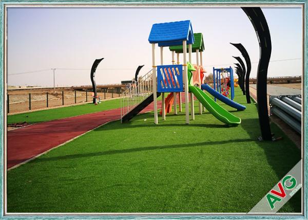 12800 Dtex Plastic Artificial Synthetic Lawn Grass For Garden / Landscaping
