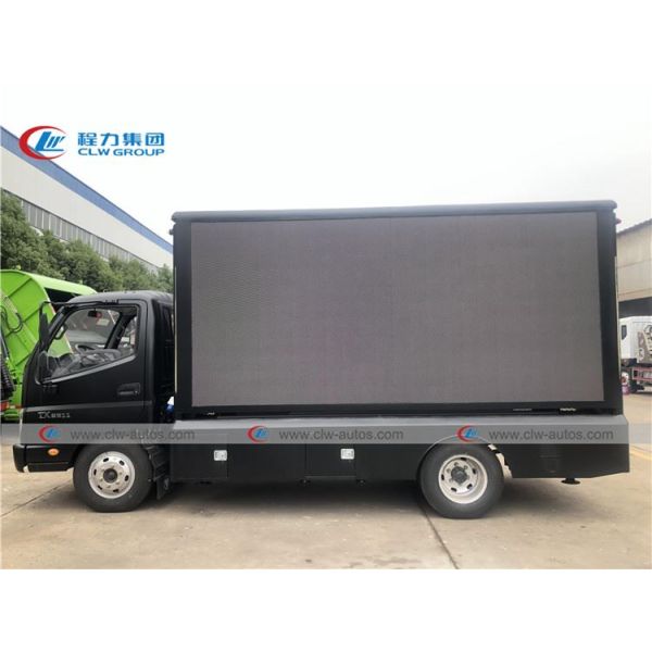 Foton Aumark Outdoor Full Color LED Display Advertise Truck P4 P5 P6 Mobile LED Billboard Truck