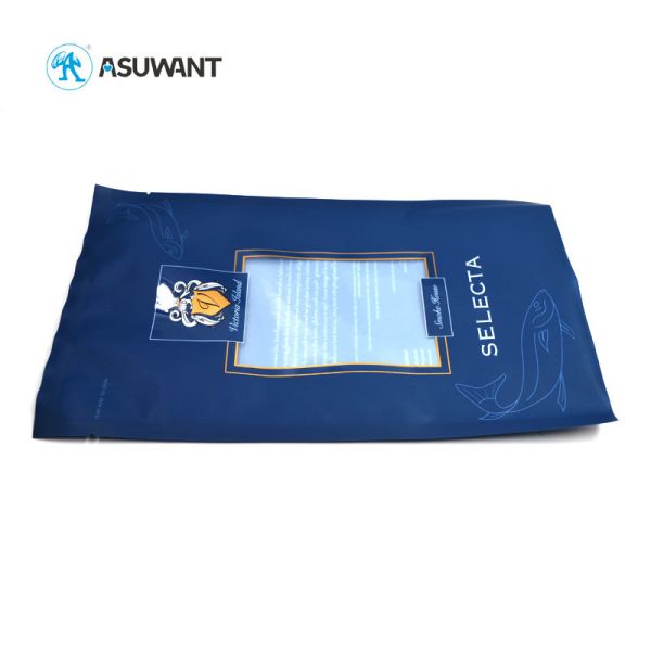 Stand Up Mylar Ziplock Bags Doypack Zipper Bags With Window 100g