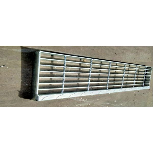 T3 Steel Grate Stair Treads Hot Dip Galvanized Grating Steps