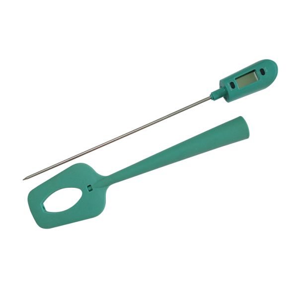Instant Read Silicone Digital Spatula Thermometer With Stainless Steel Probe