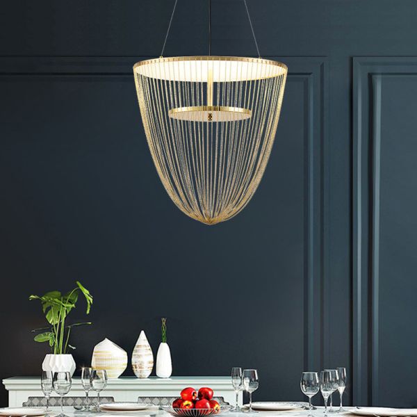 Creative Tassel Luxury LED Pendant Lights mid century art decor chandelier Celeste LED Chandelier(WH-MI-159)