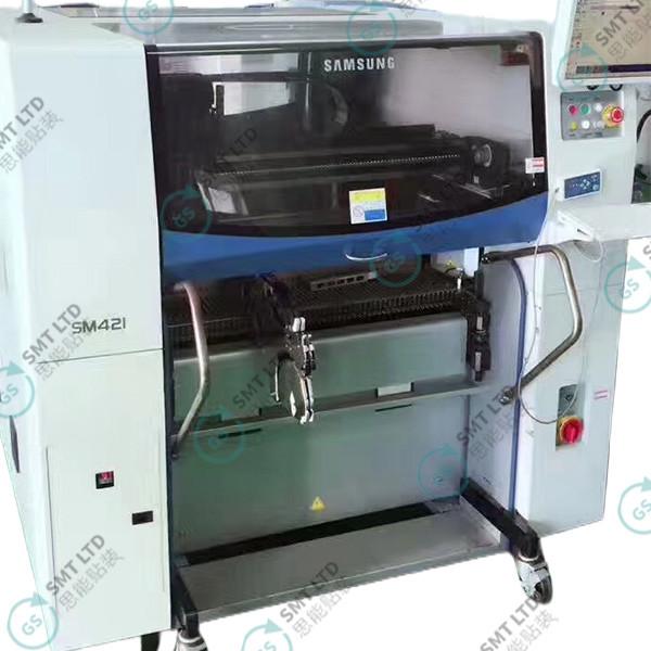 Máquina de colocación Samsung SM421 21000 CPH PCB 460x400mm