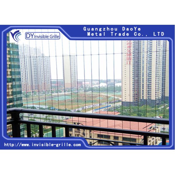 Гриль безопасности кабеля нержавеющей стали 316 невидимый с покрытием нейлона