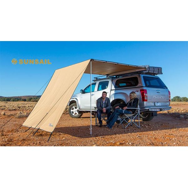 Four-season Tent Oxford Fabric Car Side Awning with Wind Shield and More