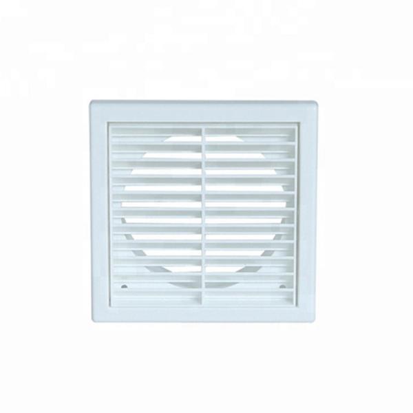 Grelha de ventilação de parede ABS de 100 mm com cobertura de Flyscreen Melhora a ventilação nos hotéis