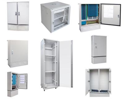 Indoor Outdoor Fiber ODN Distribution Cabinet 24U To 45U LC SC FC ST