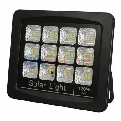 40W Black Led Solar Flood Lights Outdoor 4000lm With IP65 And CE RoHS Approval