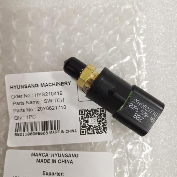 KOMATSU Mini Excavator Parts Switch 20Y0621710 08064-10000 203-06-56210 pour 6D95 PC200-6