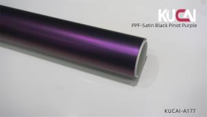 Matt Finish TPU Paint Protection Film Satin Black Pinot Purple Color Seamless