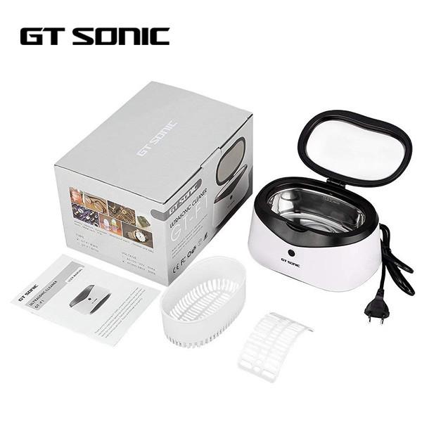 líquido de limpeza ultrassônico 35w da joia da capacidade 600ml 5 funcionamentos fáceis do botão dos minutos um