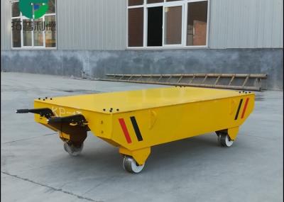 5t manual rail transfer cart with hand braking for industrial material handling
