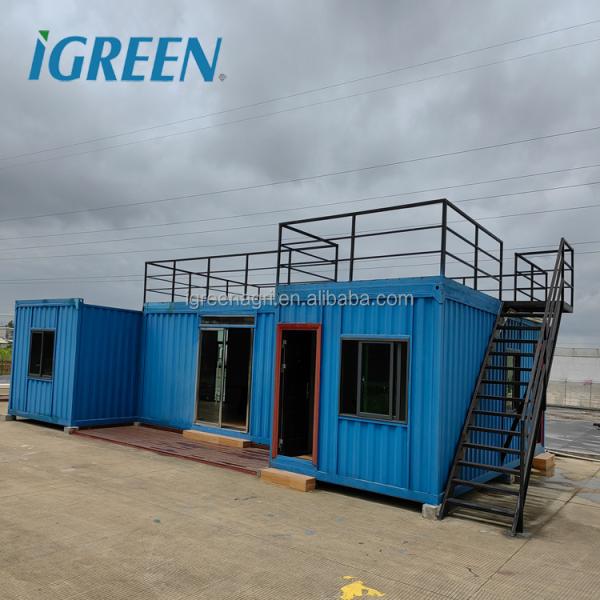 Portable Living Prefabricated Container House For Agriculture Farm In Customized Color