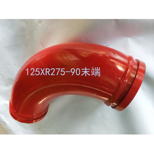 13759028 Couleur rouge bout de coude 125*R275-90 pour pompe à béton