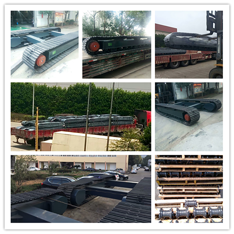 2020 Construction Machinery's Steel Tracked Chassis 5 Ton Loading Capacity and Design
