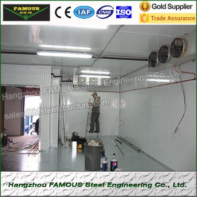 Fábrica de tratamento modular durável do alimento da isolação do painel da sala fria