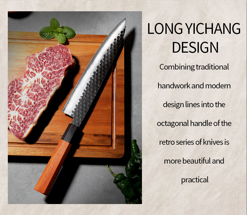 Aogami 2 Gyuto Knife Hand‑Forged Japanese Chef’s Knife for Professional Kitchen