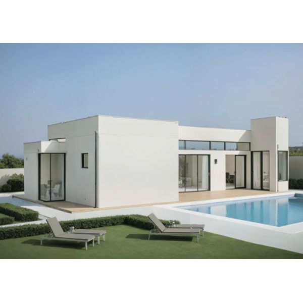 Prefab Light Gauge Steel Frame Single Family Home Steel Kits With 3bedroom