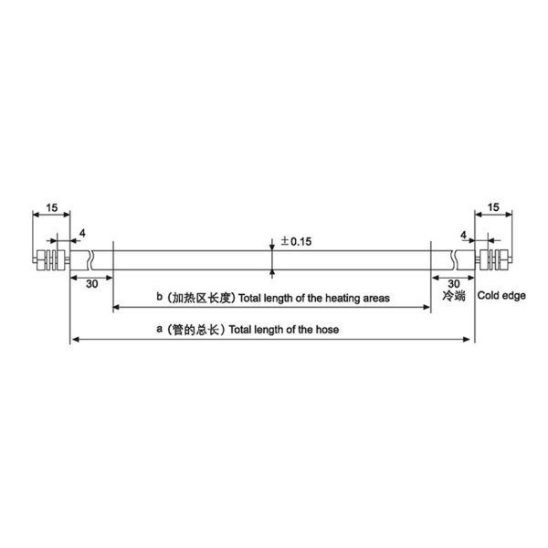 Customise hot runner manifold sheathed heater Dia=6.6&8&8.5mm|Hot runner spare parts wholesale