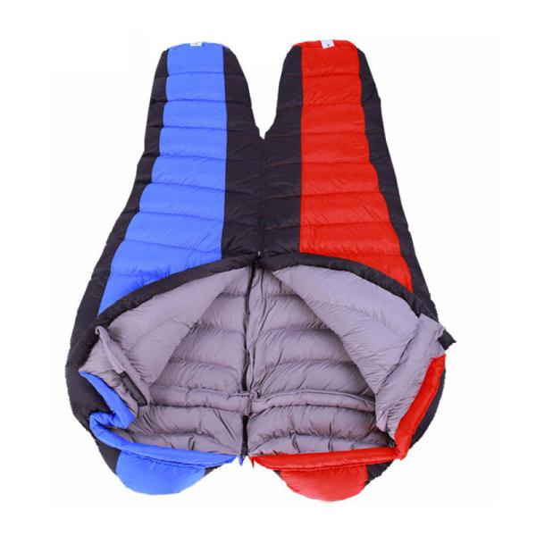 Factory direct sales  Winter Ultralight Waterproof Duck Goose Down Sleeping Bag for Hiking, Outdoors
