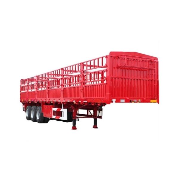 Fence Side Wall Pile High Fence Semi-Trailer with Tread 1820mm